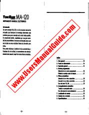 View MA-120 Castellano pdf User manual